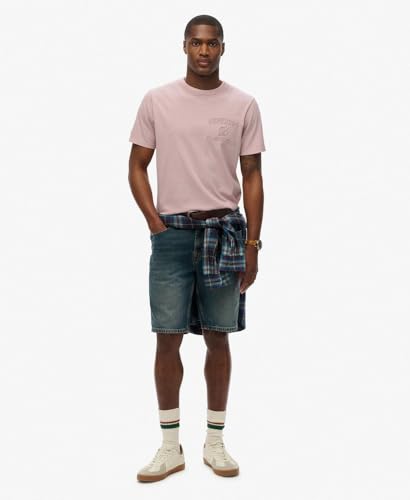Superdry Athletic Emboss Relaxed Fit Short Sleeve T-Shirt M