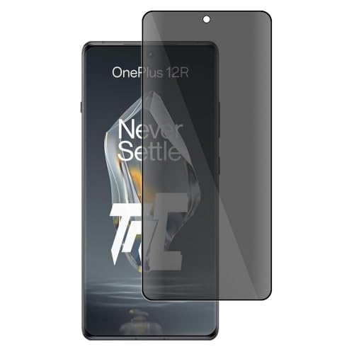 Verre trempé 3D OnePlus 12R vitre protection écran teintée anti-espion 9H noir