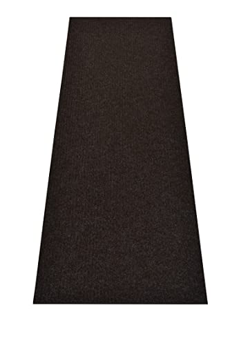 Rugstylesonline Tough Collection Custom Size Roll Runner Brown 27 In Or 36 In Wide X Your Length Choice Slip Resistant Rubber Back Area Rugs And Runners (Brown, 36 In X 6 Ft) #TOP1