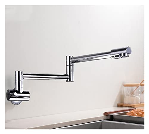 Robinet d'évier d'eau froide mural noir idéal pour les grandes cuisines