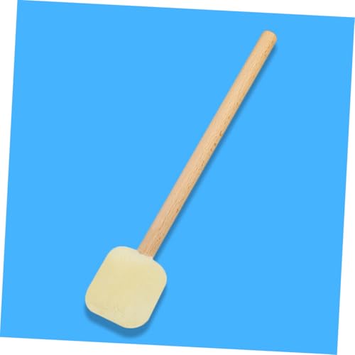 Baquetas de felpa para batería con mango de madera de haya, 2 piezas, ideales para principiantes, niños y actuaciones en escenario miniatura 7
