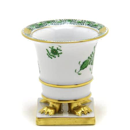 Amazon.co.jp: ヘレンド(Herend) 花瓶(06404) アポニーグリーン(AV