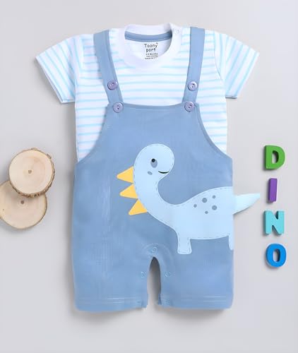 Image of Toonyport Baby Boy Cute Mamma's Munckin Dungaree (Pink)