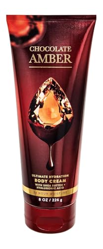 Bath & Body Works Ultimate Hydration Body Cream For Women 8 Fl Oz (8 Fl Oz (Pack of 1) Chocolate Amber)