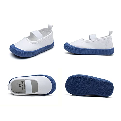 Toddler Baby Girls Canvas Shoes Slip On Sneakers Kids Mary Jane Shoes Tennis Shoes Loafers for Little Kids Flat2