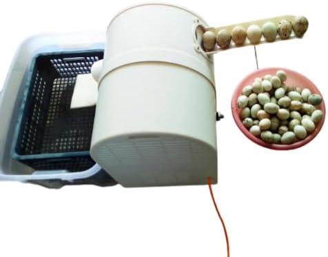 Automatic Egg Washing Machine - Electric Egg Washer for Fresh Eggs, 2300 Pcs/H, Features Roller Brush for Chicken, Duck, Goose Eggs