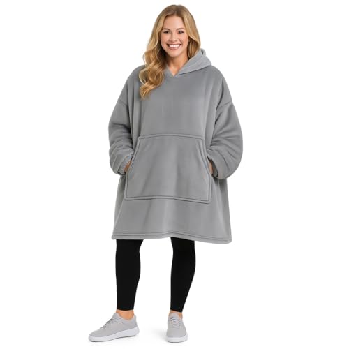 Good Nite Decke mit Ärmeln für Frauen und Männer Sherpa...