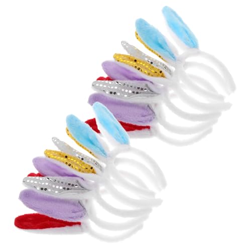 Serrage-têtes oreilles de lapin pour décoration de cheveux et fêtes lot de 10 WOONEKY