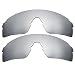 IMYTPFT 2 Compatible/Replacement For Lenses oakleys EVZero Blades Titanium Mirror Polarized