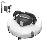 Redroad S1 Robot Piscine sans Fil, Robot de Piscine avec Double Entraînement Prend 130 Min pour Piscines Hors-Sol 100 m², Grimpe des Pentes Jusqu’à 18°, Vidange Rapide, Stationnement Automatique