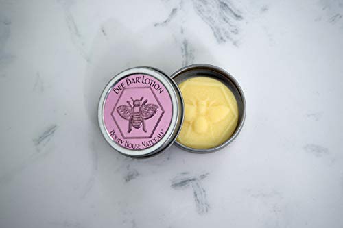 Honey House Naturals Bee Bar Gift Set – Small Bee Bar .6 ounces – All-Natural Ultra Moisturizing Lotion Bar Infused with Essential Oils and Butters – 5 Piece Set