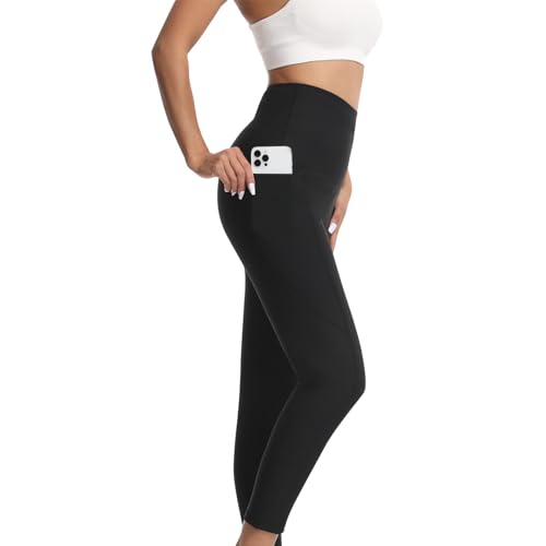 JBT Sauna Leggings for Women Sweat Pants High Waist Compression Slimming Exercise Workout Training Body Shaper Thighs (Blue, XL)