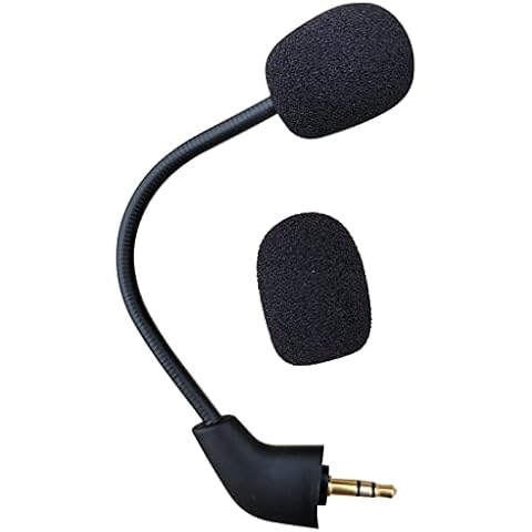 TNE Replacement Game Mic Microphone Boom for Post-2021 2nd Version Wired Kingston HyperX Cloud 2 II Cloud Core Cloud Pro CloudX PS4 Xbox One Nintendo Switch Computer PC Gaming Headsets Cover