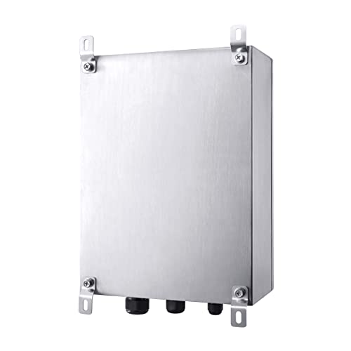 Ordentlich Ip65 Weatherproof Stainless Steel Box Wall-Mounted Electronic Equipment Enclosure Box With Mounting Plate And Wall Bracket (16'' X 12'' X 6'')… #TOP3