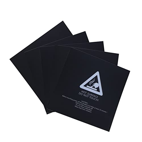 5 Pcs 3d Printer Plate for Heatbed 220x220mm Build Surface