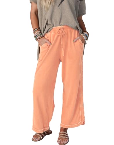 Ayturbo Women's Wide Leg Pants Casual High Waisted Palazzo Pants