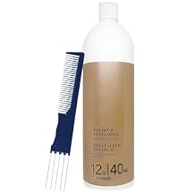 BlondeMe Developer 12% / 40 Volume 33.8 Oz and Dual Purpose Comb Bundle