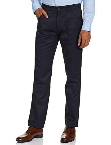 RIVER Men's Regular Pants (RS2JJVTR116A_Blue_X-Large)