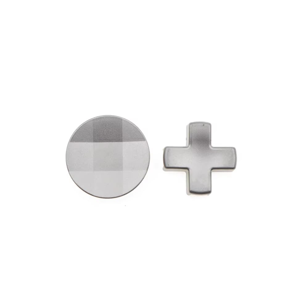 IFEEHE Metal D-Pad Paddles Replacement For XB One Elite 2 Metal Button Accessories (Silver)