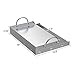 Onlyfire Universal Stainless Steel Griddle for Most BBQ Grills with Removable Handles, 18