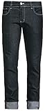 Biker, Rockabilly, Rockwear Banned Alternative Rockabilly Slim Männer Jeans schwarz W38L34