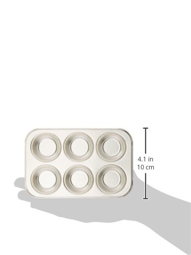 Fox Run Micro Muffin Pan, Tinplated Steel, 6 Cup #TOP5