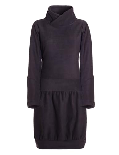 Vishes warmes Fleece Winterkleid Ballonkleid...