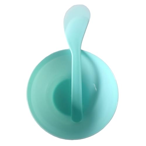 Set de 10 tazones de mezcla de plastico con cucharas miniatura 4