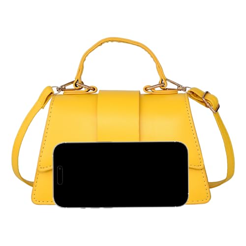 Image of Ayliss Micro Mini Crossbody Handbag Women's Purse Clutch Cute Mini Trendy Bag Top Handle PU Leather Shoulder Bag