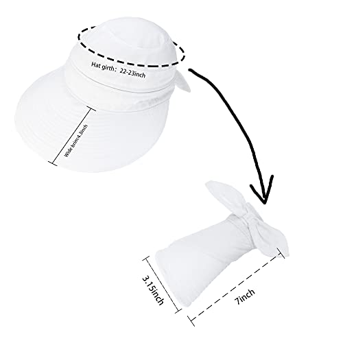 Sombrero de sol con ala ancha para mujer miniatura 6