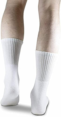 Lot 3-12 Pairs Mens Solid Sports Athletic Work Plain Crew Socks Size 10-132