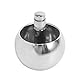 Wisyurt Tippe Top Metal Flip Plus Top Kreisel aus Edelstahl, Amazing Toy Gift, Silber