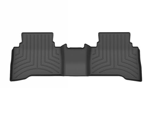 WeatherTech FloorLiner HP Custom Fit Floor Mats for Toyota Prius 2nd Row (4418102IM), Black