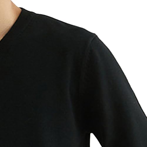 Men's Round Neck Pullover Knitted Sweater Solid Color Long Sleeve Male Knit Sweaters V-Neck Knits Pullovers3