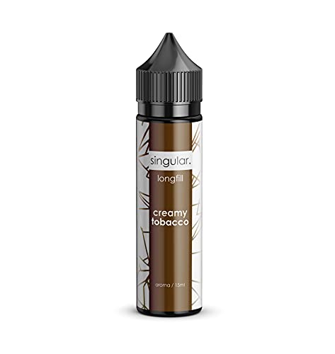 Singular - Aroma Creamy Tobacco 15ml | Longfill-Aroma | Ohne Nikotin | Geschmack: Tabak mit süßer Note
