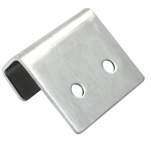 Image of Bivethoi Tile Display Wall Hanger, Medium Size, Stainless Steel | 10 Pcs, Wall Mount Brackets Hook, Heavy Duty, For Mirrors, Picture Frame Ceramic Wall Display, Silver