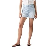 Levi's Women's Cinch Mid-Thigh Short, (New) Abraided Art (Non Stretch), 27