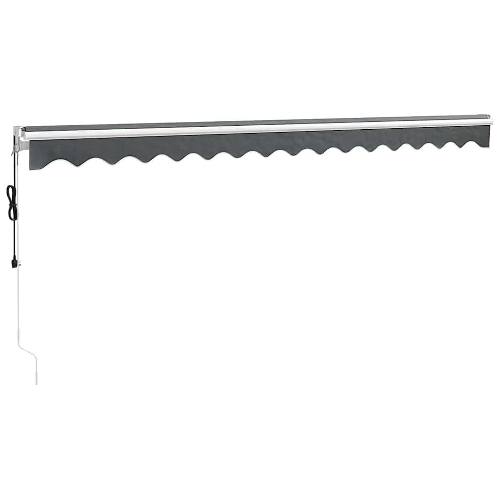 Tenda elettrica retrattile con telecomando, resistente alle intemperie e protezione UV, perfetta per terrazze, giardini e terrazze, 4,5 x 3 m