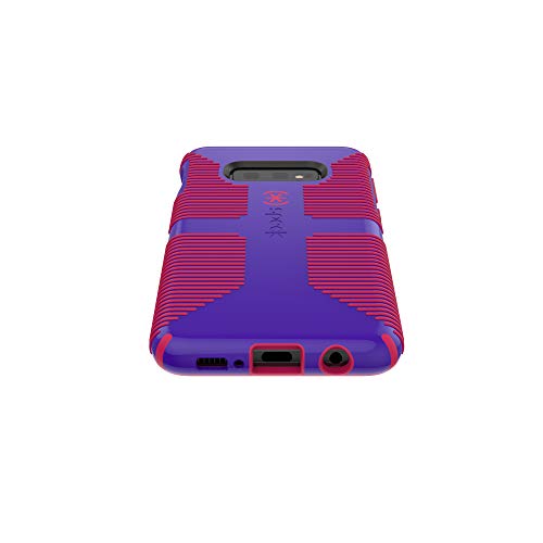 Speck Products Candyshell Grip Samsung Galaxy S10E Case, Ultraviolet Purple/Ruby Red #TOP5
