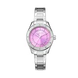 DKNY Reloj de Cuarzo Chambers Sport de Cuarzo 5 ATM, Plateado y Rosa, Talla única, Moderno