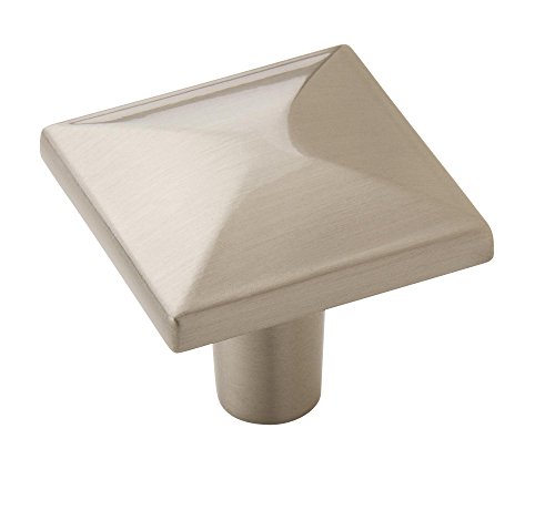 Amerock | Cabinet Knob | Satin Nickel | 1-1/8 inch (29 mm) Length | Extensity | 1 Pack | Drawer Knob | Cabinet Hardware