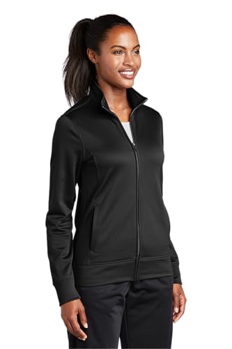 Sport-Tek® Ladies Sport-Wick® Fleece Full-Zip Jacket. LST2414