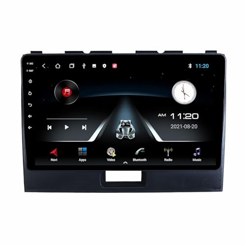 Image of BASSOHOLIC 9 inch Android 14 Car Stereo for Maruti Suzuki Wagon R (2011-2018)| 4GB+64GB | CarPlay & Android Auto | Full HD Touch | WiFi | GPS | Bluetooth | Reverse Camera | Frame | 1 Year Warranty