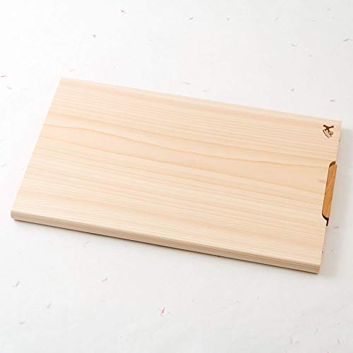 四万十ひのきスタンド付き一枚板まな板