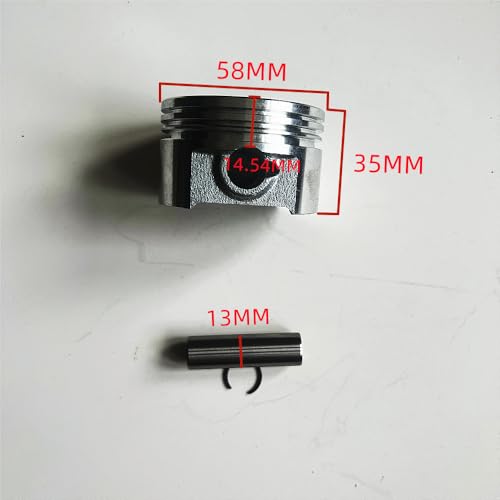 Segments de piston EX13 58mm kit de rechange indispensable pour moteur 4,5 CV - 3