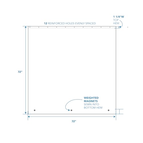 iDesign Waterproof Shower Curtain, Long Shower Curtain Made of Mould-Free PEVA, Stylish and Water Repellent Shower Liner for Bathroom, Clear, 180 x 200 cm - Cosy Home Interiors iDesign Waterproof Shower Curtain, Long Shower Curtain Made of Mould-Free PEVA, Stylish and Water Repellent Shower Liner for Bathroom, Clear, 180 x 200 cm - Image 2
