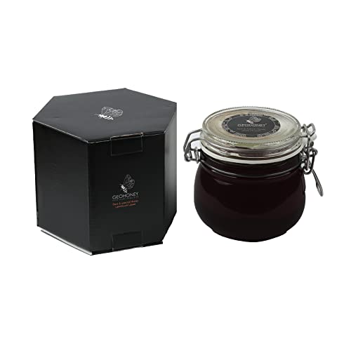 Geohoney Premium Black Bitter Honey, Natural Vitality Booster, 200g, Grade A++ Raw