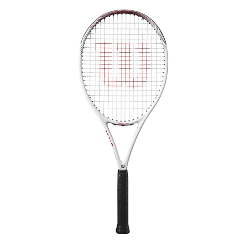 Wilson Racchetta Da Tennis Pro Staff Precision RXT 105, Per Precisione e Potenza, Controllo Migliorato, Struttura Leggera e Un'Impugnatura Confortevole, Colore: Bianco/Nero/Rosso, Taglia: 2