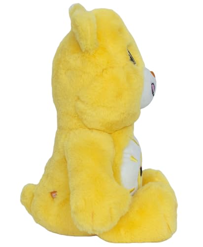 Image of Mirada Care Bears Funshine Bear - Yellow Plushie Perfect Stuffed Animal, Birthday Gift, Super Soft and Cuddly - Good for Girls and Boys, Collectors - 35cm