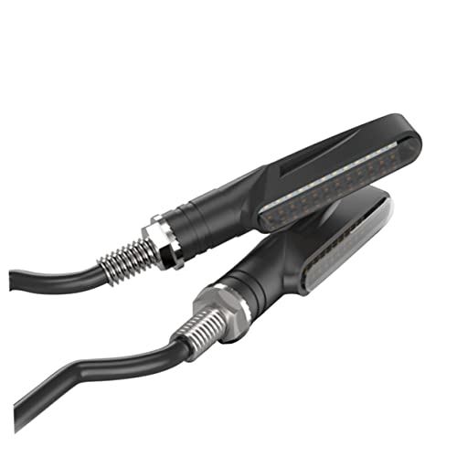Wakauto 4 Pcs Sinal De Volta Luz De Freio Da Motocicleta Indicadores De Motocicleta Pisca Luz Âmbar